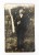 FOTOGRAFIA / POCZTÓWKA - MĘŻCZYZNA Z CYGAREM, ROSZKOWO / MIEJSKA GÓRKA 1911