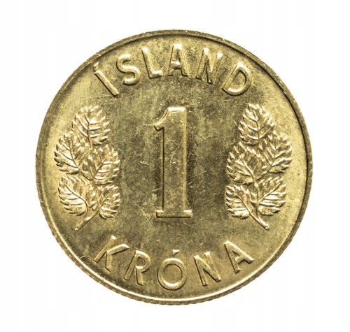 Islandia 1 korona, 1973 rok.