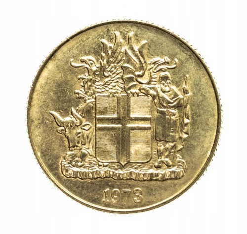 Islandia 1 korona, 1973 rok.