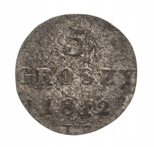Księstwo Warszawskie, 5 groszy 1812 I.B. Warszawa