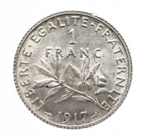 Francja, Trzecia Republika, 1 frank 1917