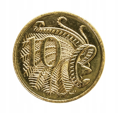 Australia 10 centów, 2002 rok.