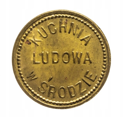 Środa Wlkp., żeton - Kuchnia Ludowa, nominał 3