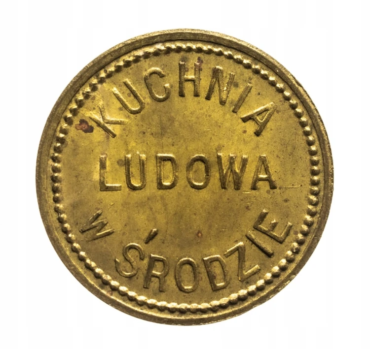 Środa Wlkp., żeton - Kuchnia Ludowa, nominał 3