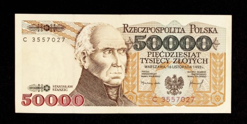 Polska, Rzeczpospolita od 1989 roku, 50000 ZŁOTYCH 16.11.1993, seria C