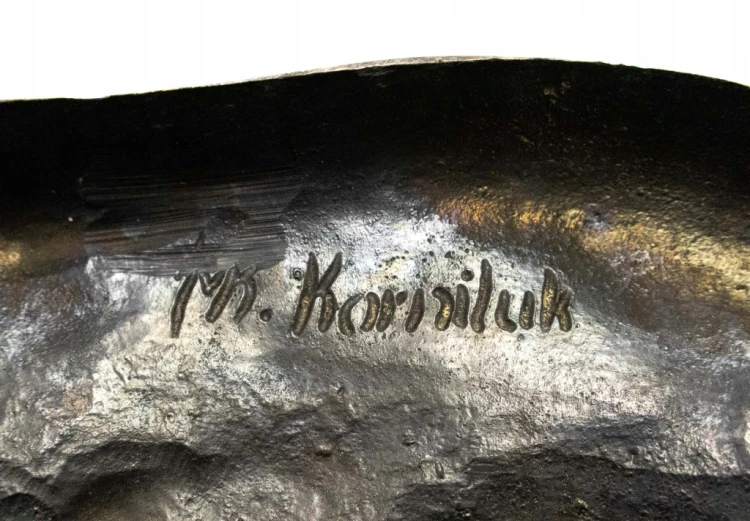 STARA METALOWA FIGURKA KOZIOŁ, JERZY KORNILUK SIEDLCE