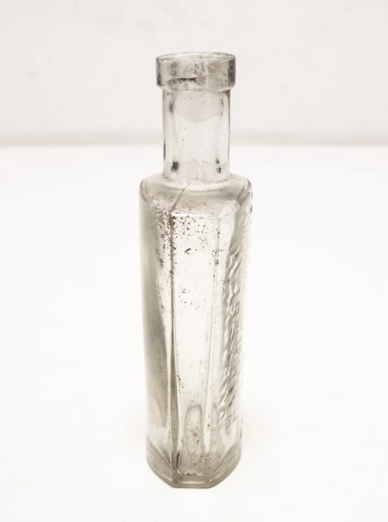 STARA SZKLANA BUTELKA LABOLATORIUM CHEMICZNE A. BUKOWSKI, WARSZAWA