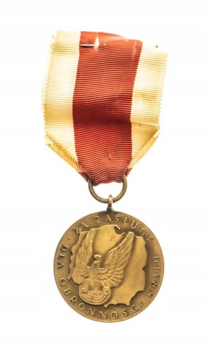 BRĄZOWY MEDAL ZA ZASŁUGI DLA OBRONNOŚCI KRAJU + LEGITYMACJA