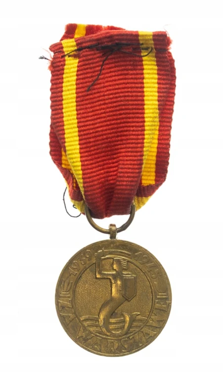 MEDAL ZA WARSZAWĘ 1939-1945 Z LEGITYMACJĄ, WROCŁAW 1946