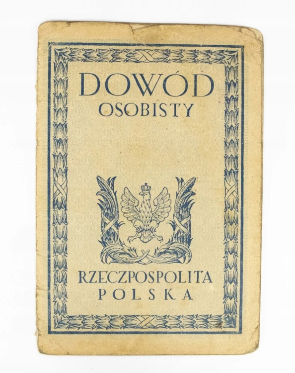 STARY DOWÓD OSOBISTY, ŁÓDŹ / WIELUŃ 1925