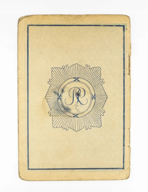 STARY DOWÓD OSOBISTY, ŁÓDŹ / WIELUŃ 1925