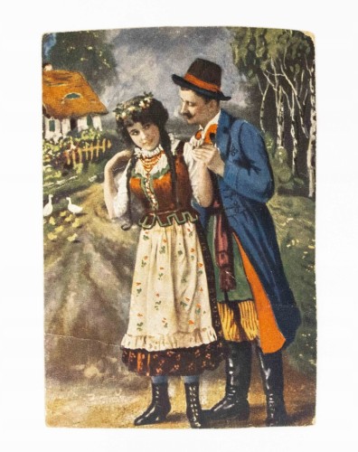 STARA POCZTÓWKA - TYPY LUDOWE II RP