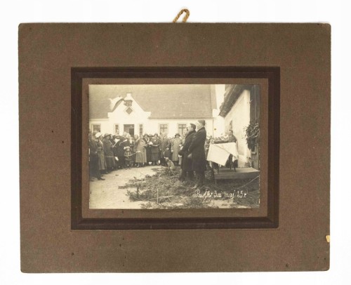 STARA FOTOGRAFIA - OBCHODY 3 MAJA, PAWŁÓW 1925