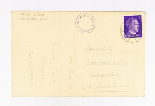 MARGOŃSKA WIEŚ - PAŁAC ZIMĄ 1942