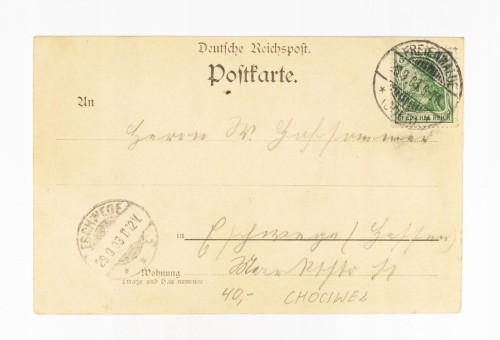 NIEMCY, BAD FREIENWALDE ODER - KOŚCIÓŁ ŚW. MIKOŁAJA, PANORAMA MIASTA 1903