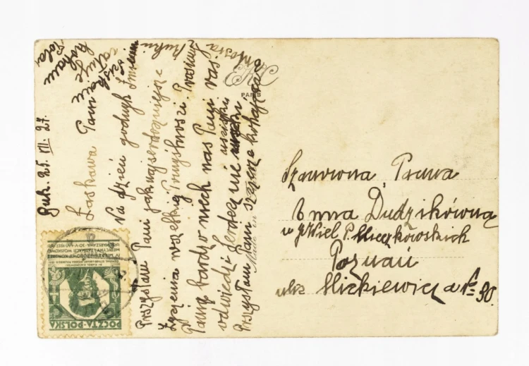 STARA POCZTÓWKA IMIENINOWA - BUK / POZNAŃ 1927