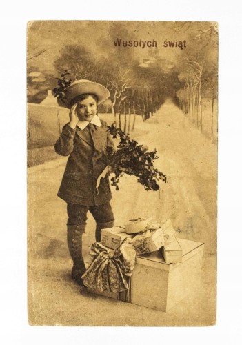 STARA POCZTÓWKA BOŻONARODZENIOWA - NOWY SĄCZ / POZNAŃ 1928