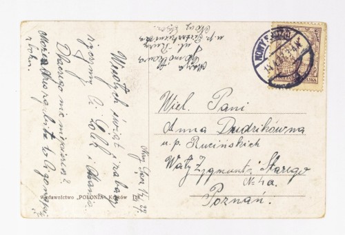 STARA POCZTÓWKA WIELKANOCNA - SETKOWICZ, NOWY SĄCZ / POZNAŃ 1927