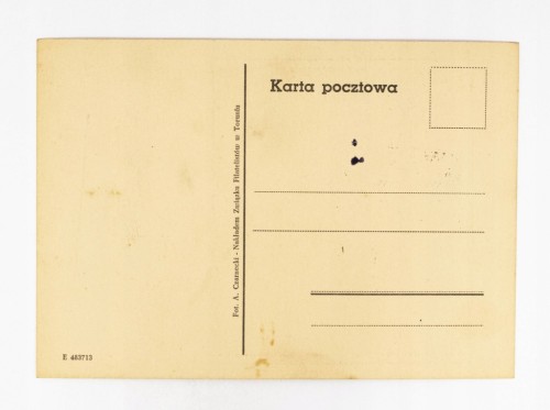 STARA POCZTÓWKA - 25 LAT ZWIĄZKU FILATELISTÓW, TORUŃ 1945