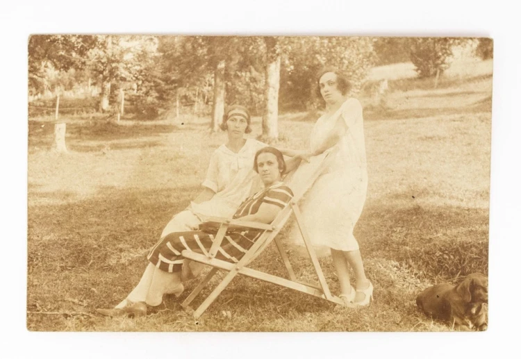 STARA FOTOGRAFIA - KOBIETY NA LEŻAKU, WOROCHTA 1925