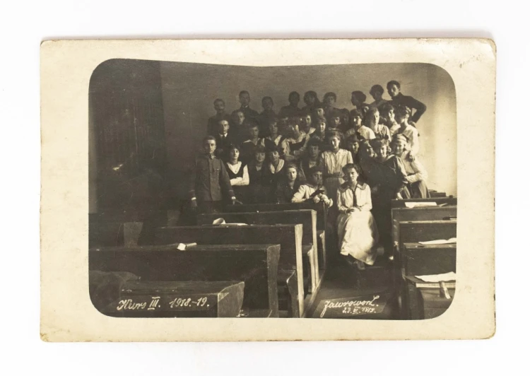 STARA FOTOGRAFIA - SEMINARIUM NAUCZYCIELSKIE, JAWORÓW 1919