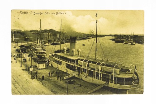 SZCZECIN - PORT, PAROWIEC ODIN 1911