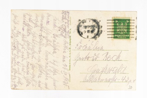 SZCZECIN - TEATR MIEJSKI 1925
