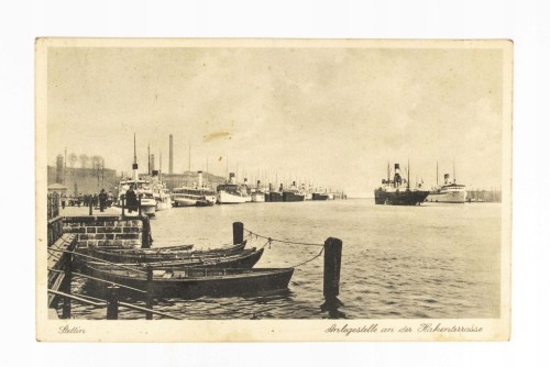 SZCZECIN - PORT PRZY WAŁACH CHROBREGO 1931