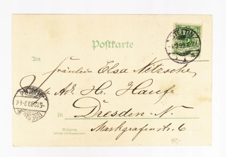 SZCZECIN - FONTANNA MANZLA 1899