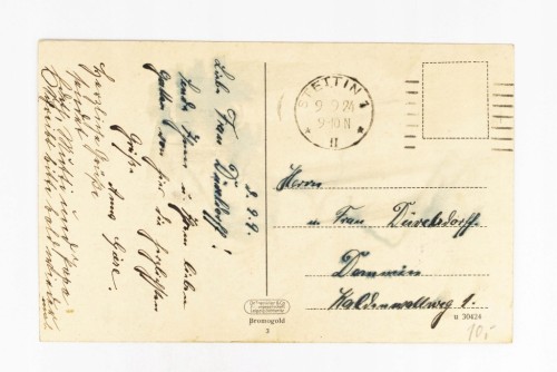 SZCZECIN - FONTANNA MANZLA 1924