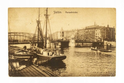 SZCZECIN - DŁUGI MOST, PORT 1907