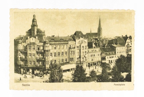 SZCZECIN - PLAC ŻOŁNIERZA POLSKIEGO, SZARY ZAMEK, POCZ. XX WIEKU