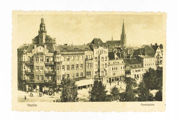SZCZECIN - PLAC ŻOŁNIERZA POLSKIEGO, SZARY ZAMEK, POCZ. XX WIEKU