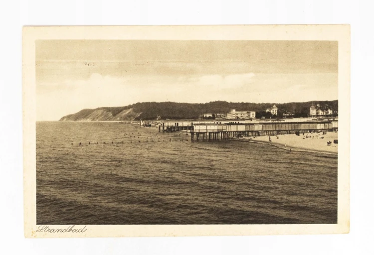 MIĘDZYZDROJE - PLAŻA, WYBRZEŻE LATA 30