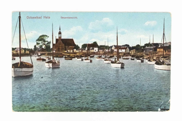 HEL - PORT RYBACKI, POCZ. XX WIEKU