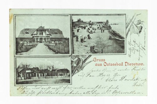 DZIWNÓW - PLAŻA, DOM ZDROJOWY 1901