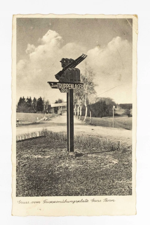 BORNE SULINOWO - KOSZARY WOJSKOWE, ZNAK POLIGONU 1937