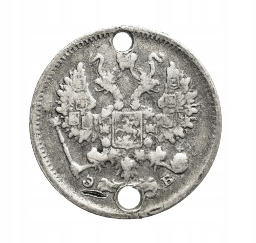 Rosja, Mikołaj II 1894-1917, 10 kopiejek 1906 rok.