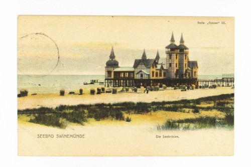 ŚWINOUJŚCIE - PLAŻA, MOLO SPACEROWE, RASTAURACJA 1908