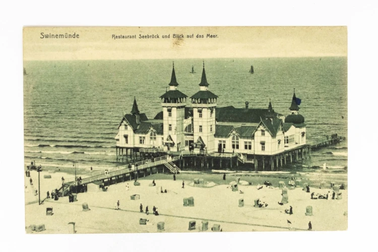ŚWINOUJŚCIE - MOLO SPACEROWE, RASTAURACJA 1907