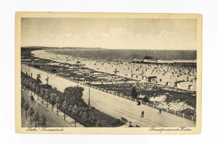 ŚWINOUJŚCIE - PROMENADA, PLAŻA, MOLO LATA 20/30