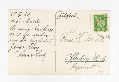 ŚWINOUJŚCIE - LATARNIA MORSKA 1924