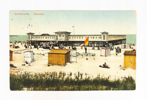 ŚWINOUJŚCIE - PLAŻA, KĄPIELISKO DAMSKIE 1915