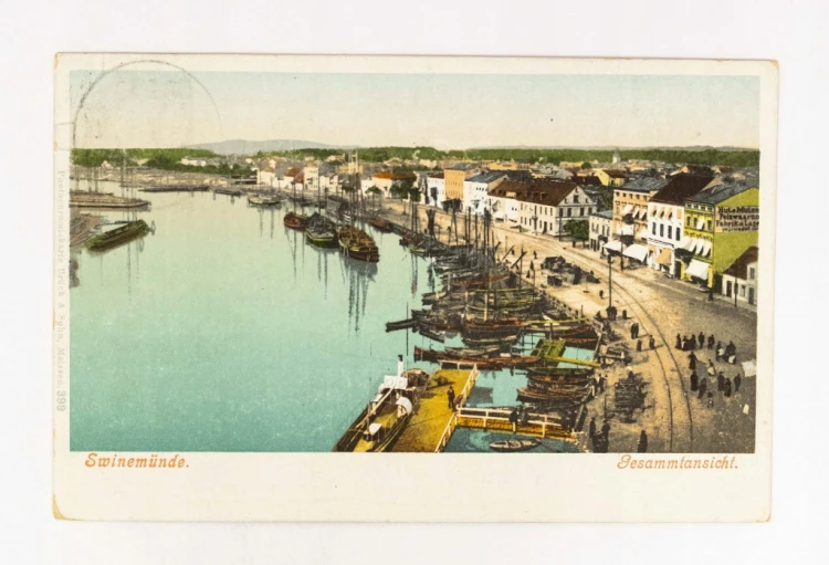 ŚWINOUJŚCIE - PORT DLA ŻAGLÓWEK 1906