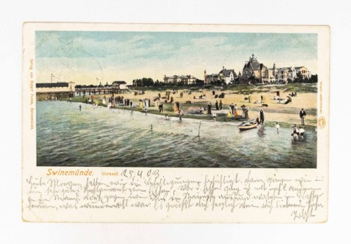 ŚWINOUJŚCIE - PLAŻA, MOLO, WYBRZEŻE 1903
