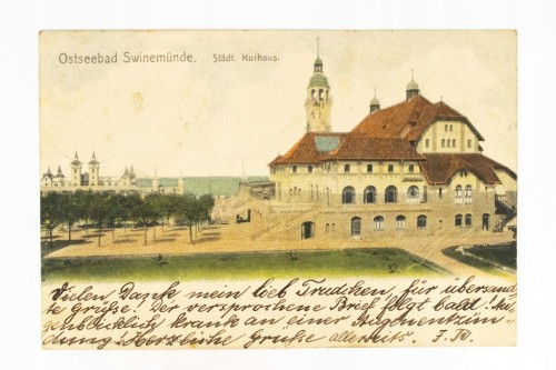 ŚWINOUJŚCIE - DOM ZDROJOWY, MOLO SPACEROWE, RESTAURACJA 1904