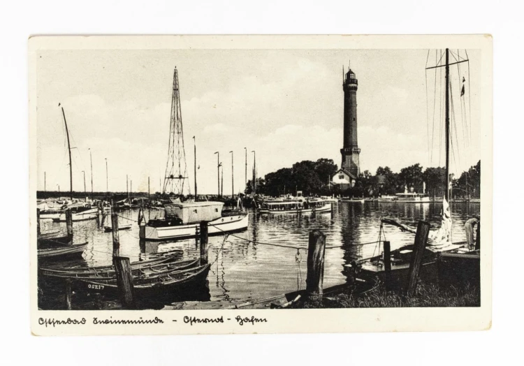 ŚWINOUJŚCIE - BASEN TRYMERSKI, LATARNIA MORSKA 1937