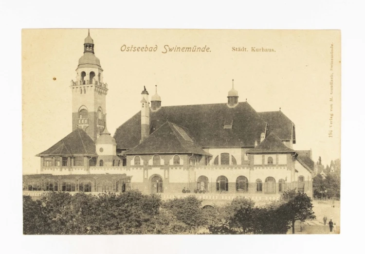 ŚWINOUJŚCIE - DOM ZDROJOWY, POCZ. XX WIEKU