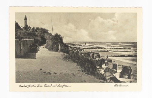 NIECHORZE - PLAŻA, KOSZE PLAŻOWE, LATARNIA MORSKA l. 30