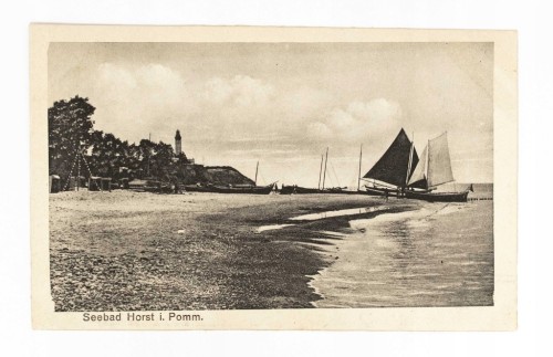 NIECHORZE - PLAŻA, ŁODKI, LATARNIA MORSKA l. 20/30